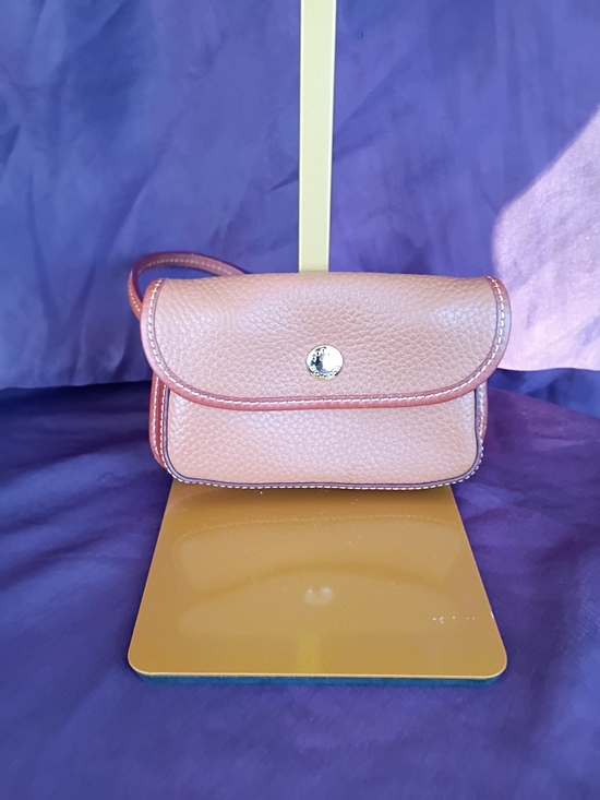 Dooney & Bourke Handbags - Dooney & Bourke Pebbled Leather Camel Wristlet